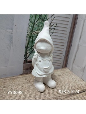 Yoyomold Bahçe Cücesi Kız Silikon Kalıp