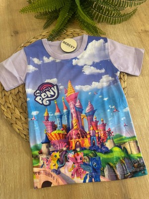 bebexy Kız Tişört Pony Baskılı