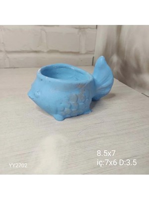 Yoyomold YY2702 Balık Sukulent Saksı Silikon Kalıp