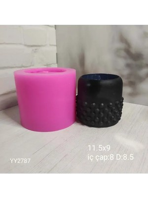 Yoyomold YY2787 Boncuk Saksı 11.5x9 Silikon Kalıp