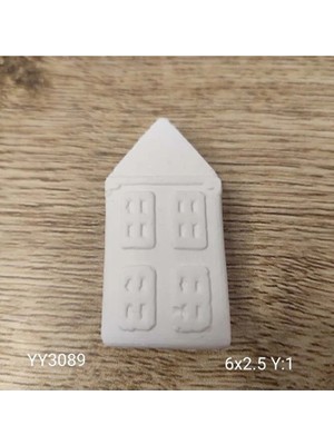 Yoyomold YY3089 Ev 4 Pencereli 6cm Silikon Kalıp
