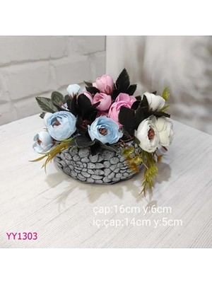 Yoyomold YY1303-DUVAR Desenli Saksı Silikon Kalıp