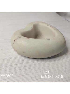 Yoyomold YY2602 Kalp Saksı Silikon Kalıp