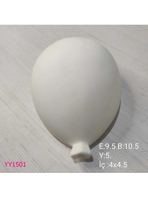 Yoyomold YY1501-BALON Duvar Süsü Saksı 10,5cm Silikon Kalıp