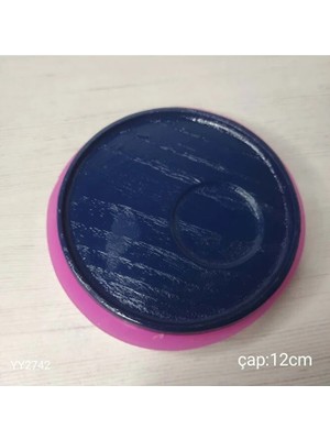 Yoyomold YY2742 Yuvarlak Ahşap Desenli Sunumuk Silikon Kalıp