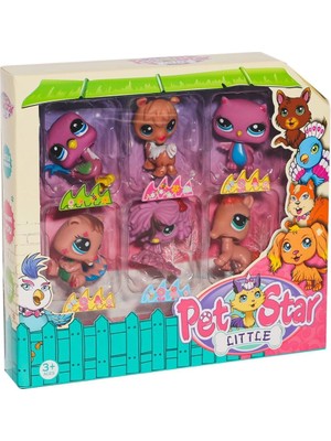 Renklime KZL-3046A4 Pet Star 6'lı Miniş Seti -Kızılkaya Oyuncak