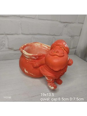 Yoyomold YY2150 Noel Baba Kalemlik Saksı Silikon Kalıp