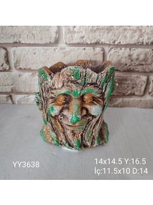 Yoyomold Ağaç Adam Saksı Silikon Kalıp