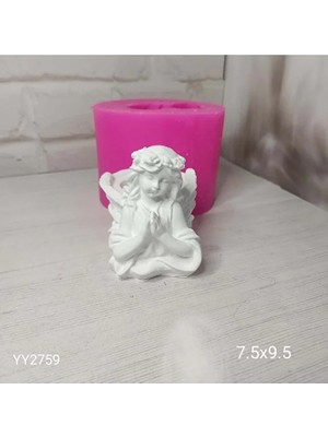 Yoyomold YY2759 Dua Eden Melek Saksı Küçük Silikon Kalıp
