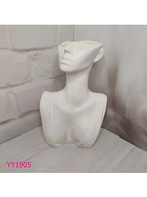 Yoyomold YY1905-GÖĞÜS Dekolteli Kız Vazo Silikon Kalıp