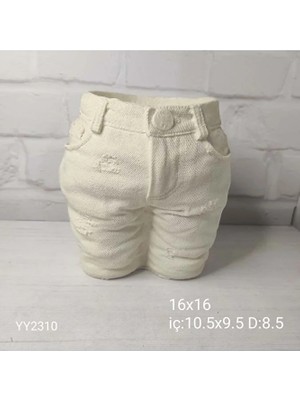 Yoyomold Kot Pantolon Saksı Silikon Kalıp • El Yapımı Dekoratif Saksı Tasarımları Için Hediye Seçeneği!
