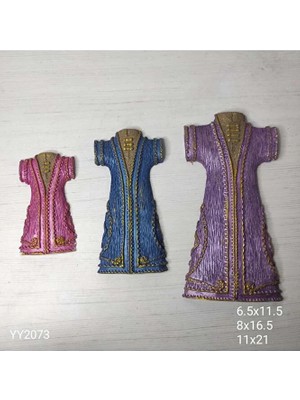 Yoyomold YY2073 3lü Kaftan Silikon Kalıp