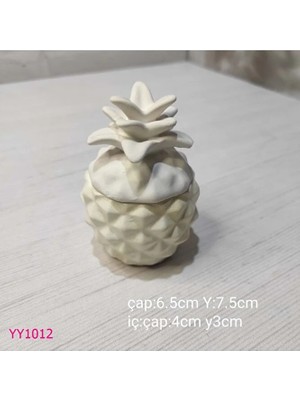 Yoyomold YY1012-ANANAS Saksı Kapaklı Silikon Kalıp
