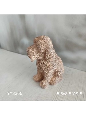 Yoyomold Sakallı Köpek Biblo Silikon Kalıp
