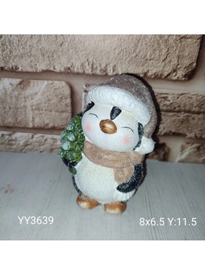 Yoyomold YY3639 Sevimli Penguen Elinde Çam Ağaci Tutan Silikon Kalip, YY3639, Silikon Kalip Tüm Modeller