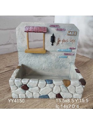 Yoyomold YY4150 Teraryum Saksı Duvar ve Çeşme Avlulu Silikon Kalıp