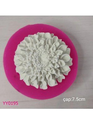 Yoyomold YY0195-ÇIÇEK Krizantem Silikon Kalıp-7,5