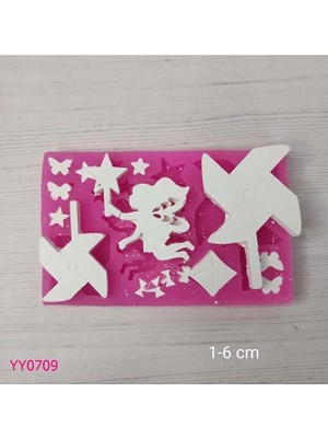 Yoyomold YY0709-ÇOKLU Model Rüzgar Gülü Peri Vs Silikon Kalıp