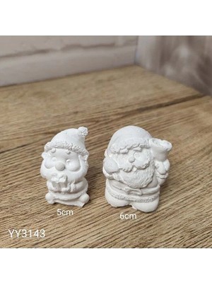Yoyomold YY3143 Noel Baba 2li Takım Silikon Kalıp