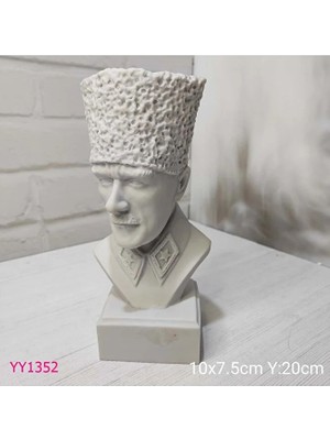 Yoyomold YY1352 - Atatürk Büst Biblo Silikon KALIP,YY1352,TARIHI Kişilik Büstleri
