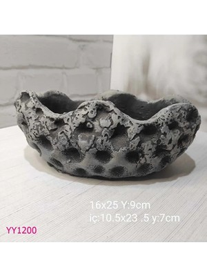 Yoyomold YY1200-KRATER Desenli Saksı Silikon Kalıp