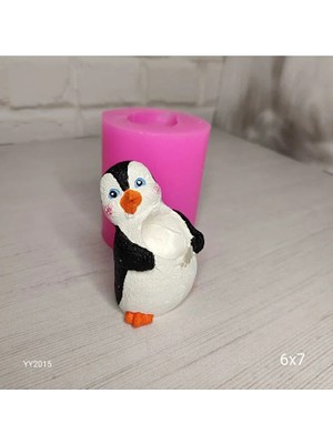 Yoyomold YY2015 Penguen Mini Saksı Mumluk Silikon Kalıp