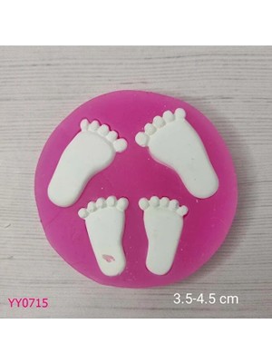 Yoyomold YY0715-4LÜ Ayak Silikon Kalıp