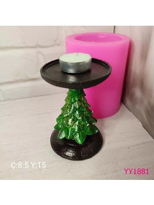 Yoyomold YY1881-ÇAM Mumluk 15CM Silikon Kalıp