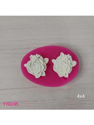 YOYOMOLD YY0145 Gül Üzerinde Yusufçuk İkili Silikon Kalıp
