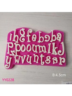 YOYOMOLD YY0228 Dev Küçük Harf Silikon Kalıp