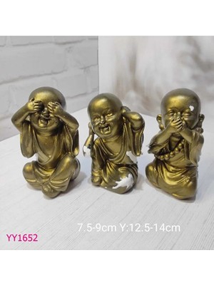 Yoyomold YY1652-3LÜ Buda Görmedim Duymadım Bilmiyorum 14CM Silikon Kalıp