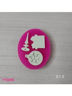 YOYOMOLD YY0040 Yılbaşı Kar Tanesi Silikon Kalıp