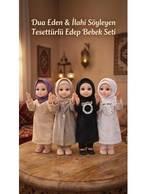 Datatek Tesettürlü Ilahili ve Dua Eden Oyuncak Bebek Ramazan Temalı