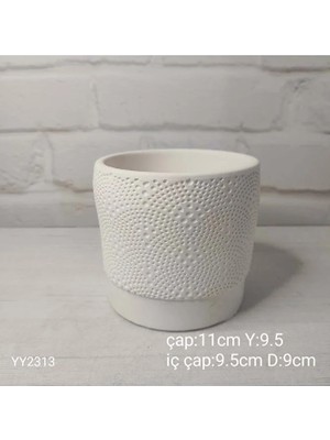 Yoyomold Nokta Desenli Saksı Silikon Kalıp • El Yapımı Modern Saksı Tasarımları Için Hediye Seçeneği!