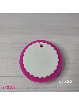 YOYOMOLD YY0109 Kenarları Fırfırlı Yuvarlak Silikon Kalıp
