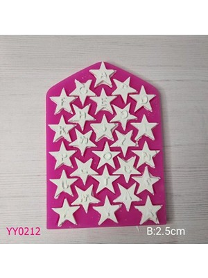 YOYOMOLD YY0212 Yıldız Harf Silikon Kalıp