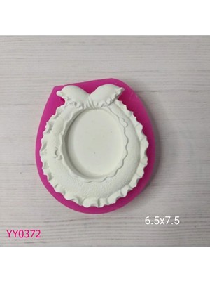 YOYOMOLD YY0372 Bebek Önlüğü Çerçeve Silikon Kalıp