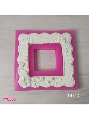 YOYOMOLD YY0505 Çiçekli Priz Çerçevesi Silikon Kalıp