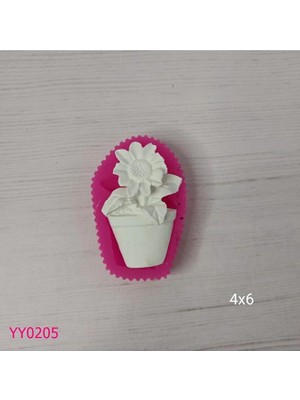YOYOMOLD YY0205 Saksıda Çiçek Silikon Kalıp