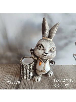 Yoyomold Mutlu Tavşan Happy Rabbit Kız Silikon Kalıp