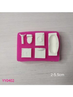 Yoyomold YY0402 Küvet Çamaşır Makinesi Banyo Set Silikon Kalıp