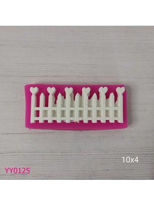 YOYOMOLD YY0125 Uçları Kalpli Çit Silikon Kalıp