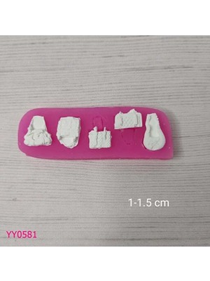 YOYOMOLD YY0581 Beşli Çanta Silikon Kalıp