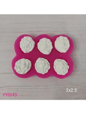 YOYOMOLD YY0143 Çoklu Çiçek Altılı Silikon Kalıp