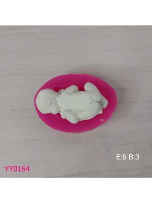 YOYOMOLD YY0164 Poposu Açık Yatan Bebek Silikon Kalıp