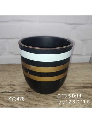 Yoyomold Saksı 14CM Silikon Kalıp