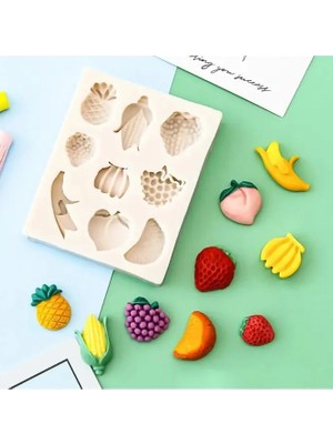 YOYOMOLD YY9005 Çoklu Meyve Şekilli Silikon Kalıp