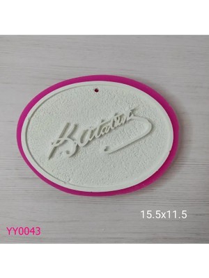 Yoyomold YY0043-KEMAL Atatürk Imzası Tabanlı Dokulu Silikon KALIP-15,5X11,5