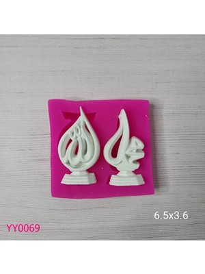 YOYOMOLD YY0069 Allah Muhammed Lafızı Silikon Kalıp