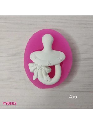 YOYOMOLD YY0593 Fiyonklu Emzik Silikon Kalıp